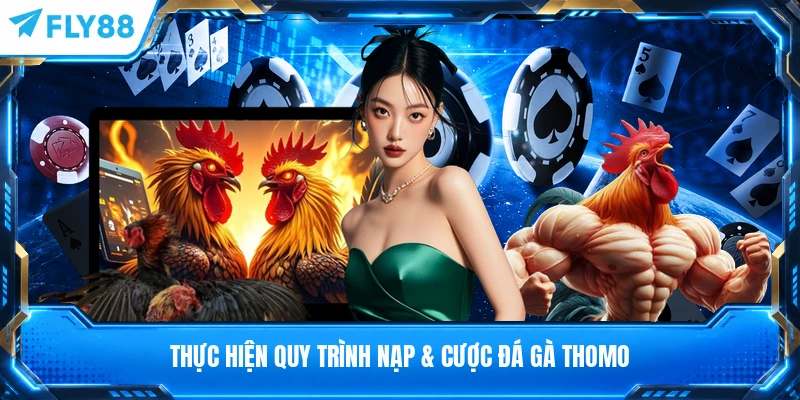 Thực hiện quy trình nạp & cược đá gà Thomo